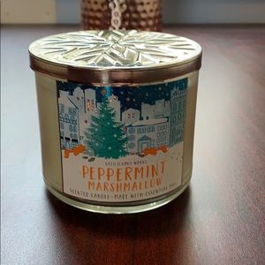 Holiday Peppermint Marshmallow Candle